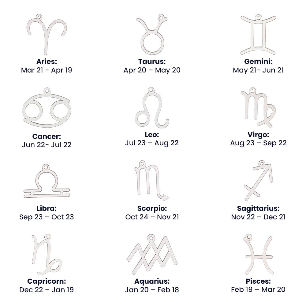 Zodiac Symbol Necklace, view 2