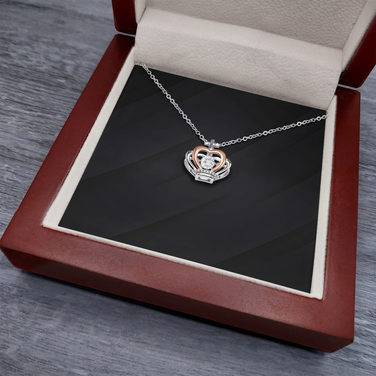 Crown Pendant Necklace, view 3