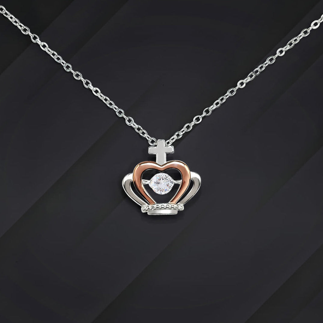 Crown Pendant Necklace by Vemio, jewellery gift
