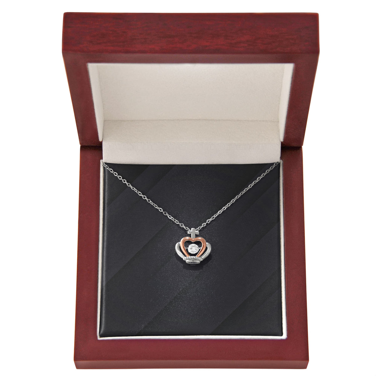 Crown Pendant Necklace, view 2