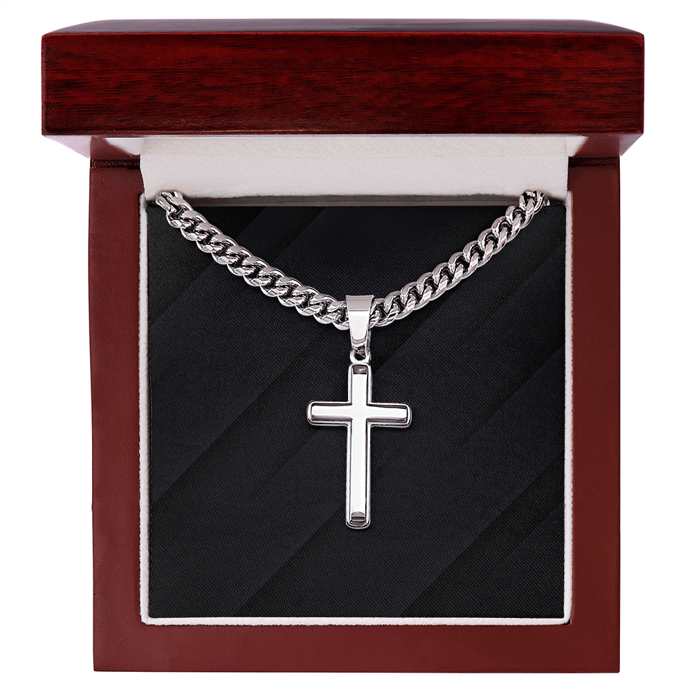 Artisan Cross Necklace, view 2