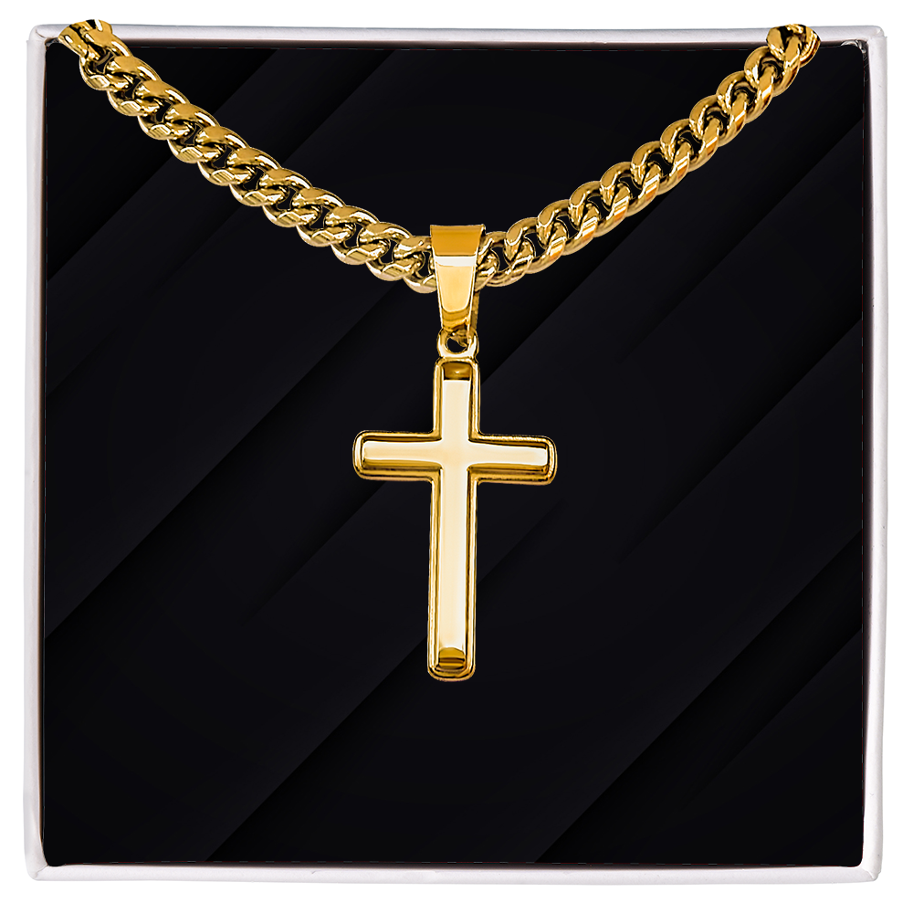 Artisan Cross Necklace, view 4